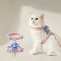 Adjustable Cat & Small Dog Harness Set