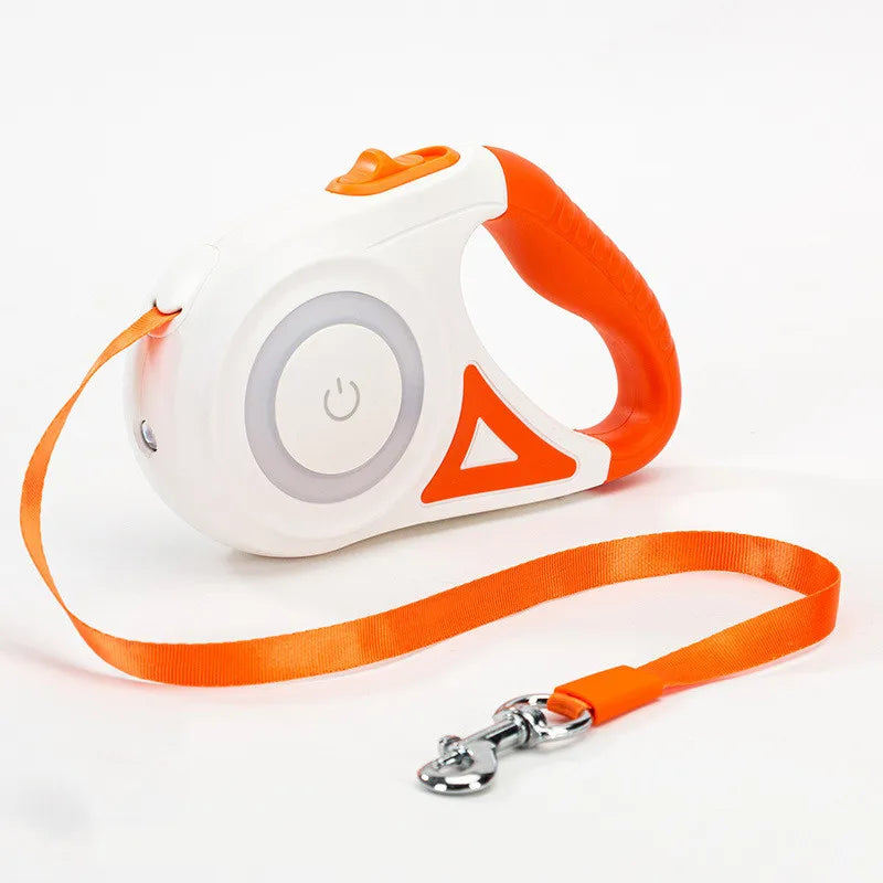 LED Streamer Retractable Dog Leash