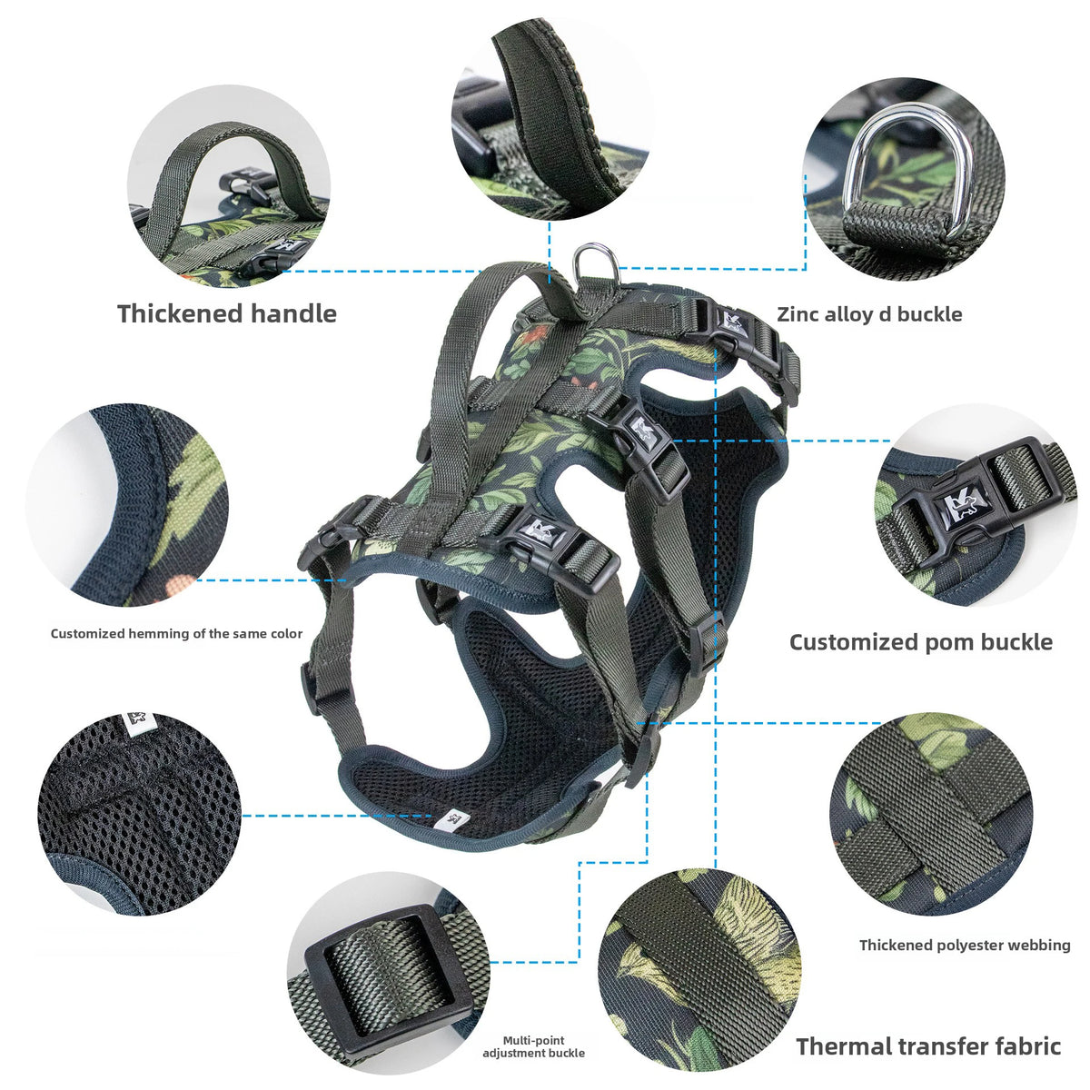 Adjustable Dog Chest Harness