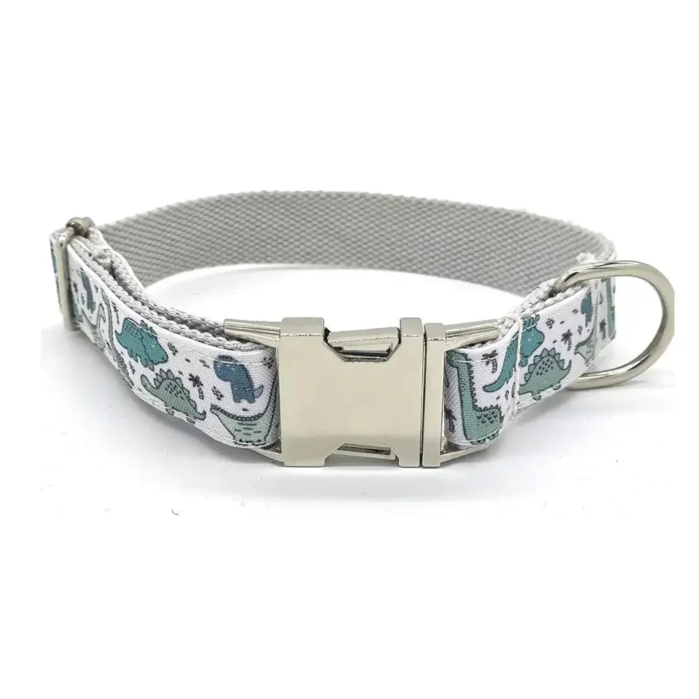 Personalized Engraved Dog Collar & Leash