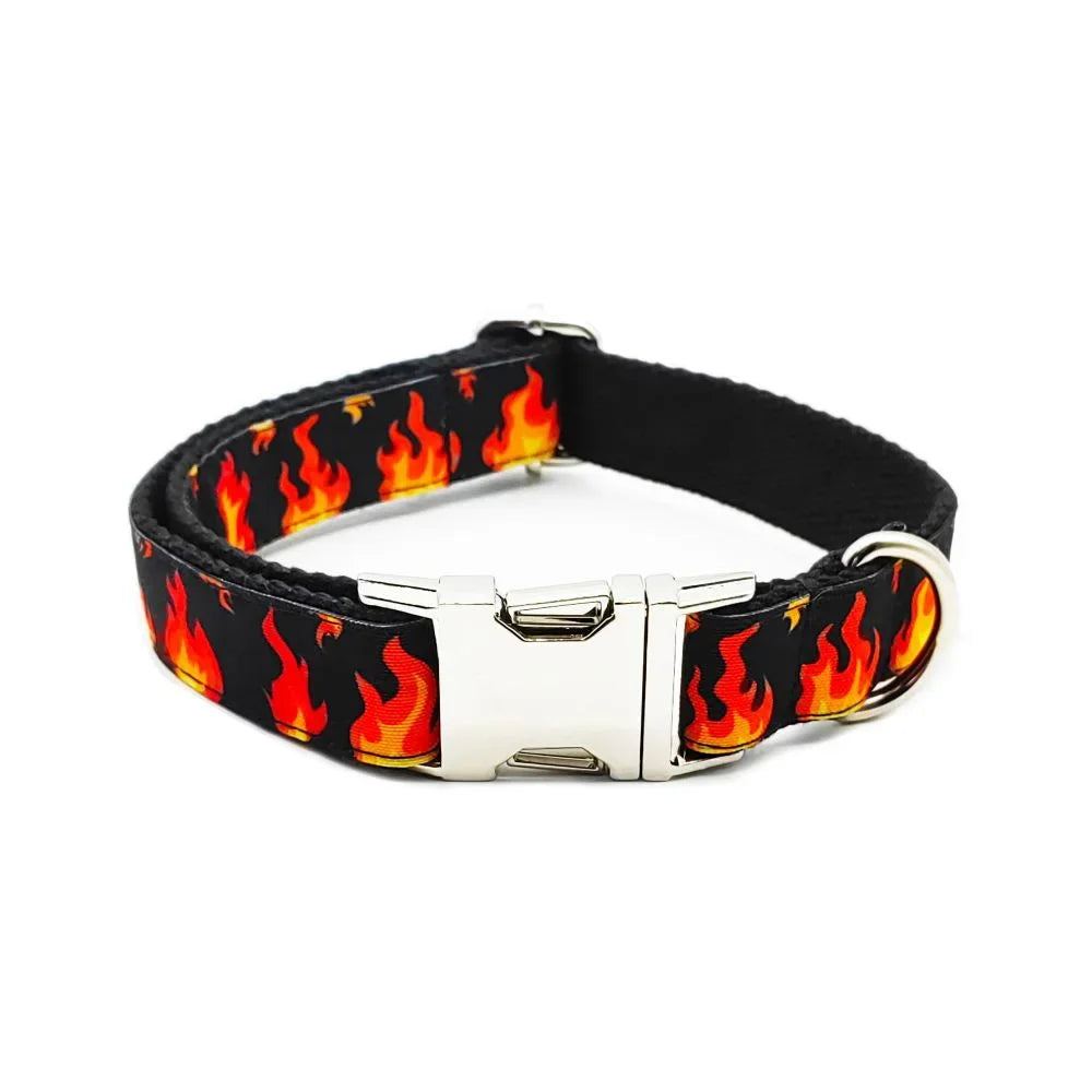 Personalized Engraved Dog Collar & Leash