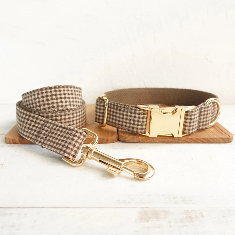 Personalized Nameplate ID Tag Collar & Leash