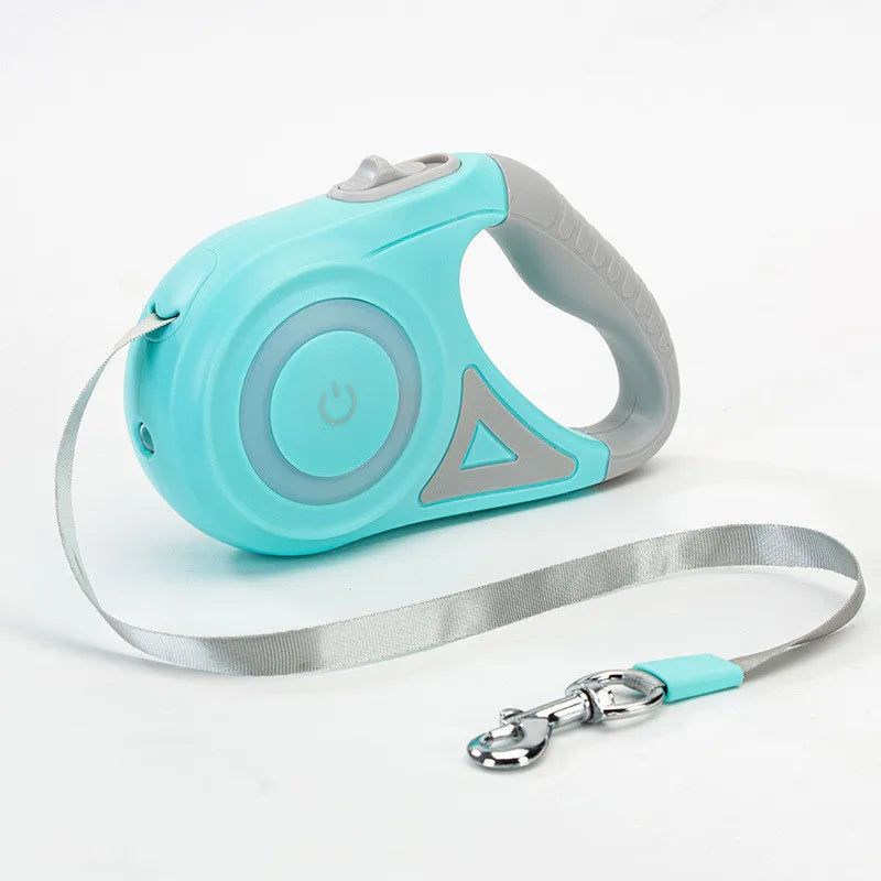 LED Streamer Retractable Dog Leash
