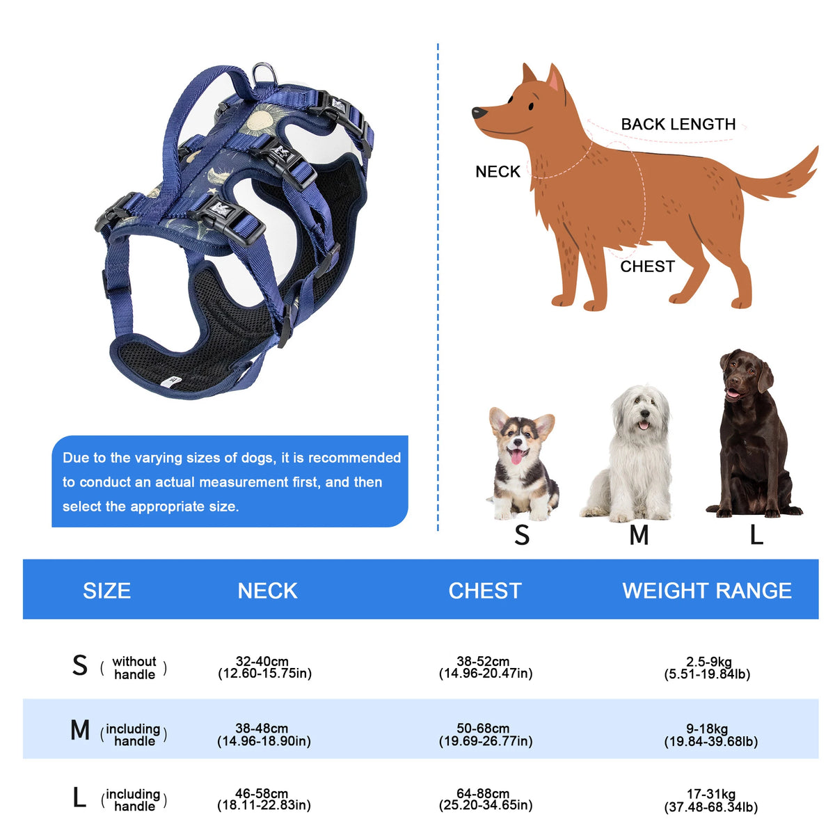 Adjustable Dog Chest Harness