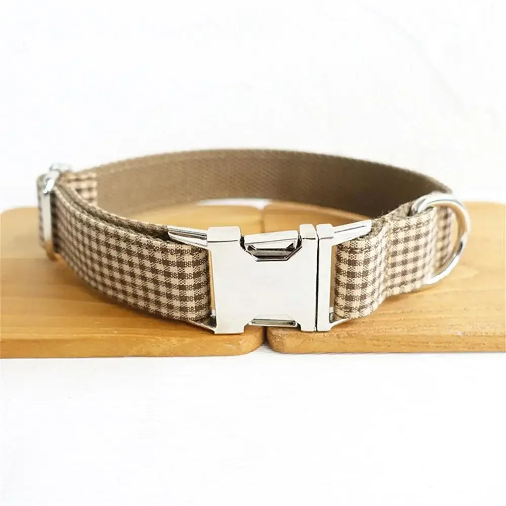 Personalized Nameplate ID Tag Collar & Leash