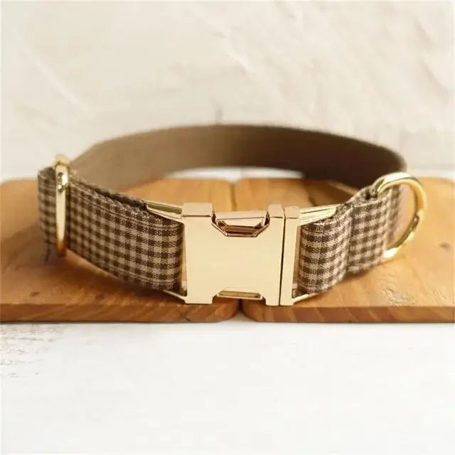 Personalized Nameplate ID Tag Collar & Leash