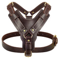 Genuine Leather Dog Vest Harness
