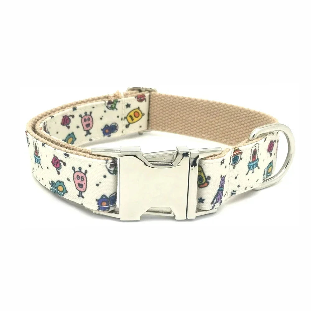 Personalized Engraved Dog Collar & Leash